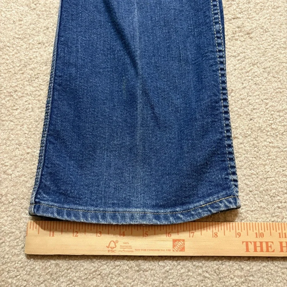 Vtg 70s Levis Movin On Jeans 29x30 Blue Flare Bootcut Cowboy Denim Talon Zip USA